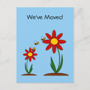 We've Moved Postcard