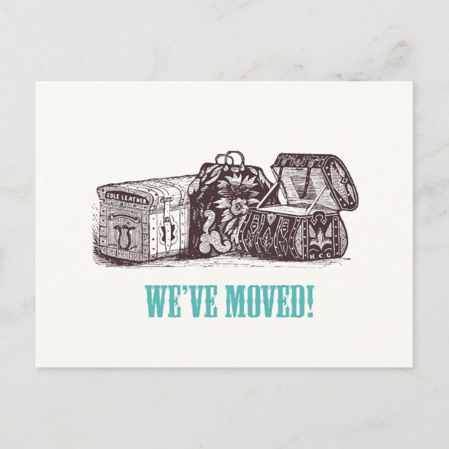 We've Moved! Postcards (Front)