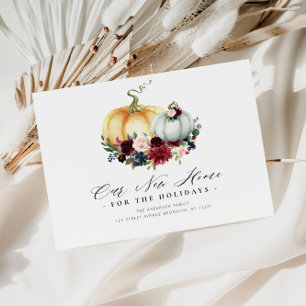 We've Moved thanksgiving holiday moving Postcard