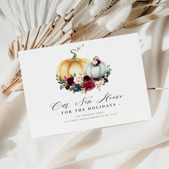 We've Moved thanksgiving holiday moving Postcard (Creator Uploaded)