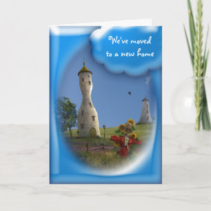 We've moved to a new home - Card