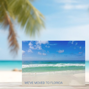 We've Moved to Florida Destin Beach Photo Moving Announcement