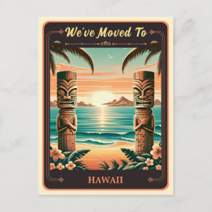 We've Moved To Hawaii   Vintage Postcard