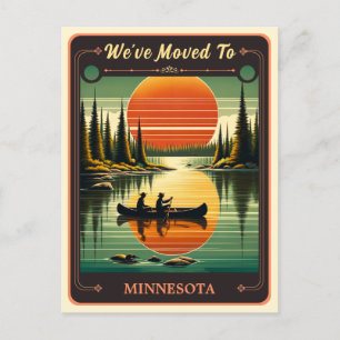 We've Moved To Minnesota   Vintage Postcard