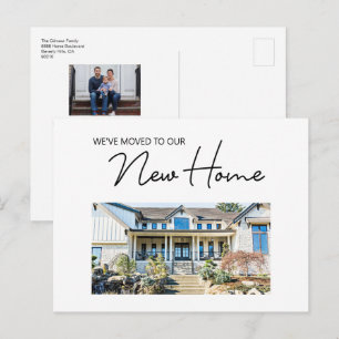 We've moved to New Home Moving Announcement photos