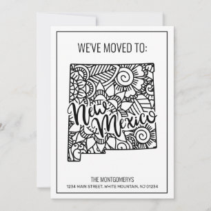 We've Moved To New Mexico State Floral Mandala Announcement