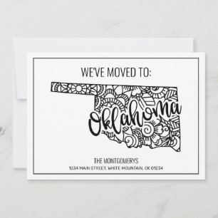 We've Moved To Oklahoma State Floral Mandala Announcement