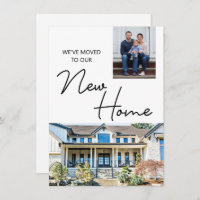 We've Moved to our New Home custom photo moving