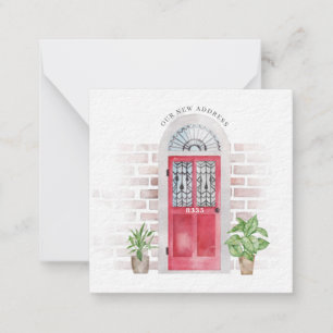 We've Moved Watercolor Chic Moving Announcement