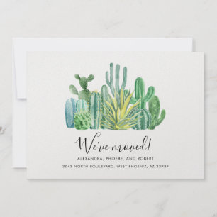 We've Moved Watercolor Modern Moving Announcement