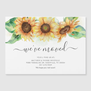 We've Moved Watercolor Moving Announcement
