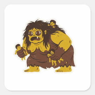 Wewe Gombel Square Sticker