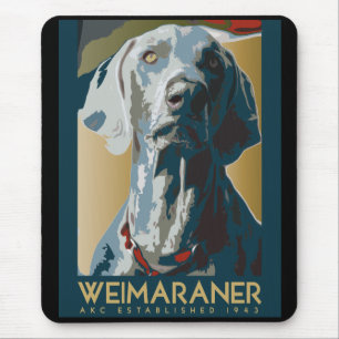 Wewimaraner Nation : 1943 Weimaraner Mouse Pad