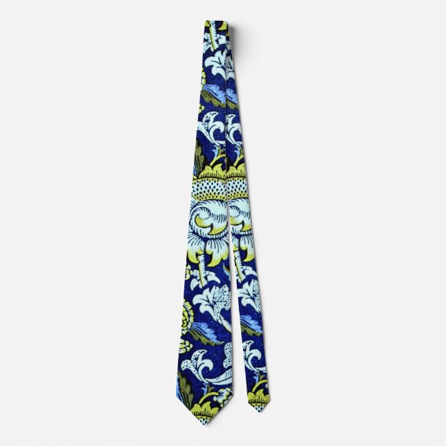 Wey, vintage pattern by William Morris Tie (Front)