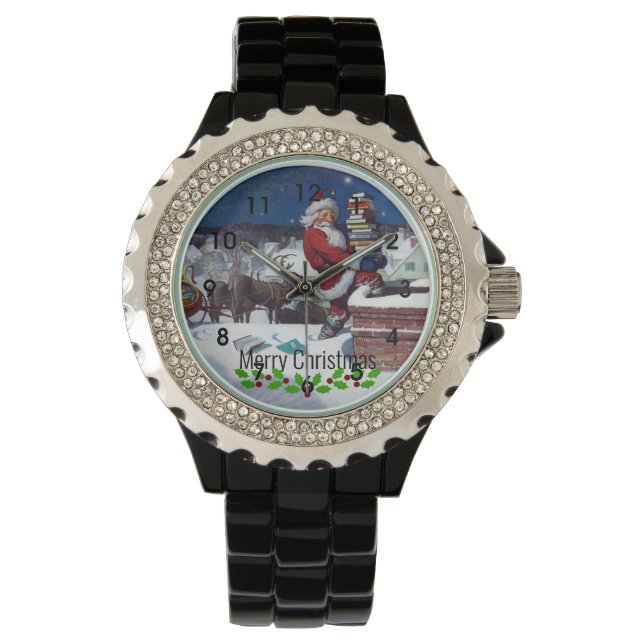 Weyeth - Santa Delivering Books for Christmas Watch (Front)