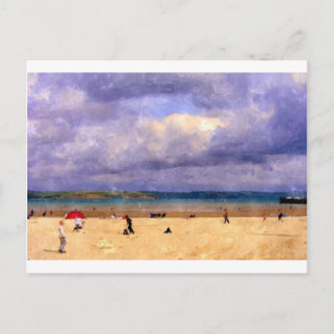 Weymouth Beach Postcard