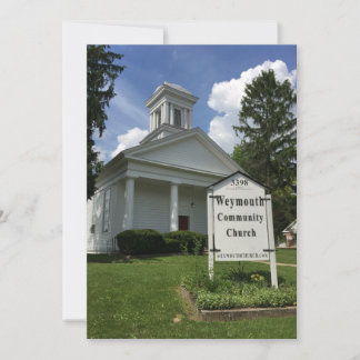 Weymouth Community Church notecards