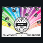 Weymouth, MA Town Calendar 2014<br><div class="desc">This is the Weymouth, MA town calendar created by the Weymouth Art Association. We had a facebook photo contest for anyone to enter their photo's of Weymouth. The pictures with the most likes were the ones chosen for the Weympouth Town Calendar. Proceeds from this sale will help support The Weymouth...</div>