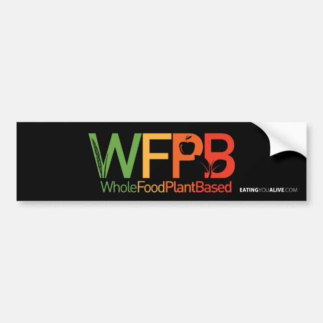 WFPB logo - dark bumper sticker (Front)