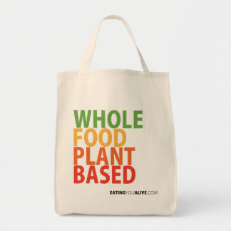 WFPB logo - Grocery Tote Bag