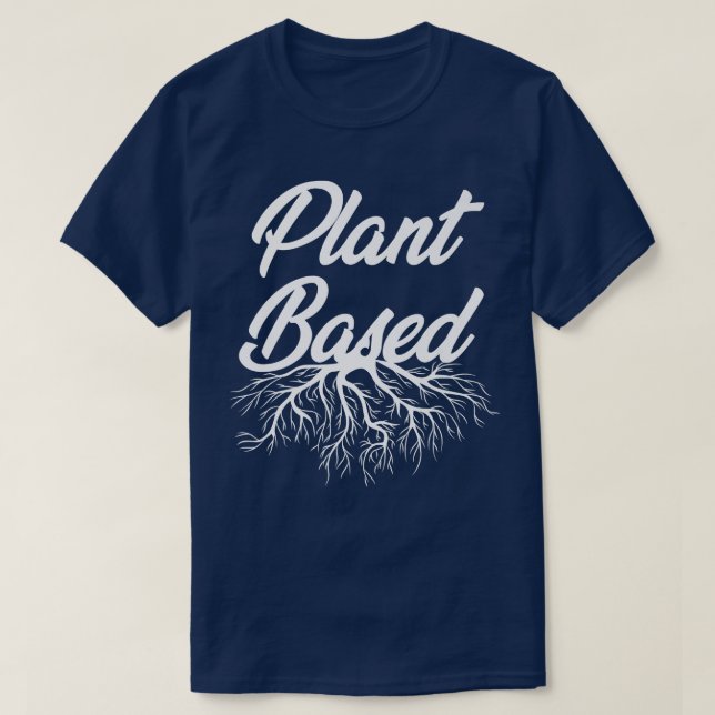 WFPB Whole Food Plant Based Diet Vegan Roots T-Shirt (Design Front)