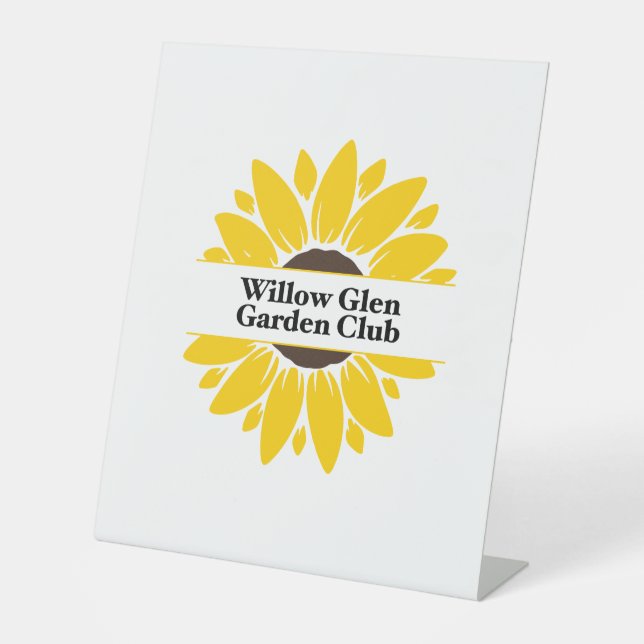 WGGC Garden Flag Pedestal Sign (Front)