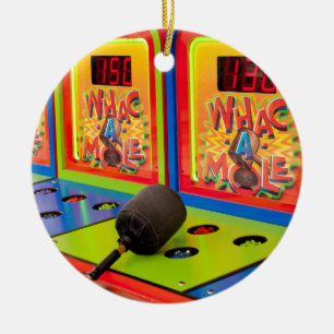 Whac A Mole Ceramic Tree Decoration