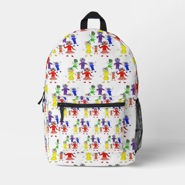 Whack-A-Do Printed Backpack (Front)