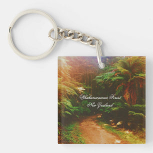 Whakarewarewa Forest, Rotorua, New Zealand Key Ring