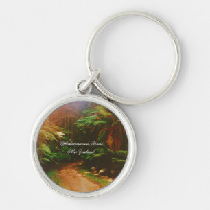 Whakarewarewa Forest, Rotorua, New Zealand Key Ring