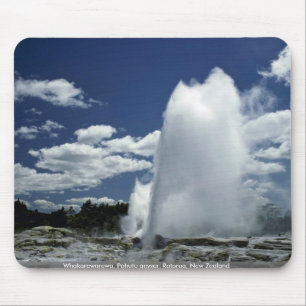 Whakarewarewa, Pohutu geyser, Rotorua, New Zealand Mouse Pad