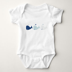 Whale Baby Bodysuit