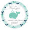 Whale Baby Shower Thank You Stickers