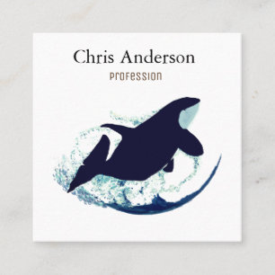 Whale Big Fish  Business Card