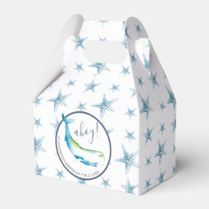 Whale Birthday Party Favours Favour Box
