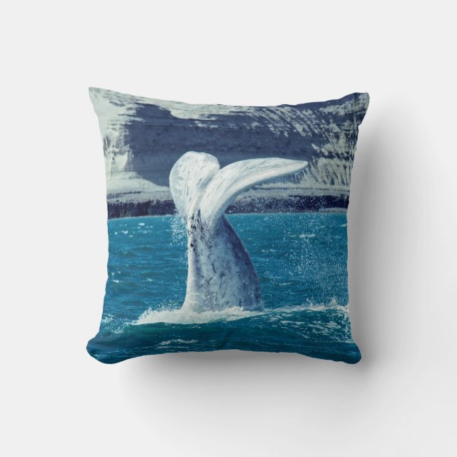 Whale calf tail - Argentina Cushion (Front)
