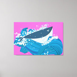 Whale Canvas Print