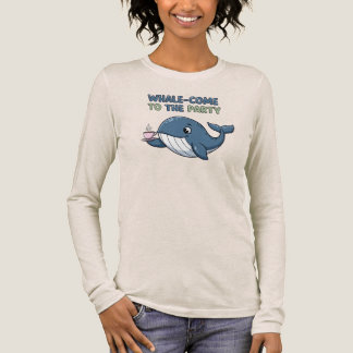 Whale-Come to the Party Tri-Blend Shirt