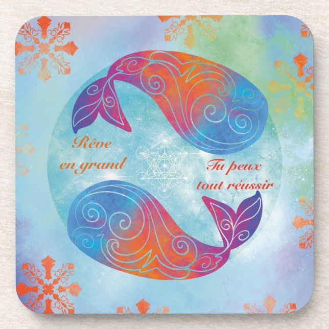 Whale dream coaster (Front)