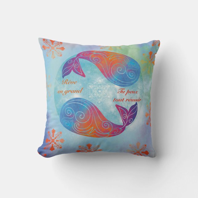 Whale dream cushion (Front)