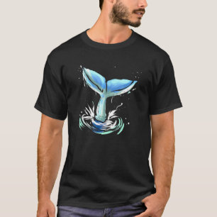 Whale Fin Fish For Whale Animal Ocean T-Shirt