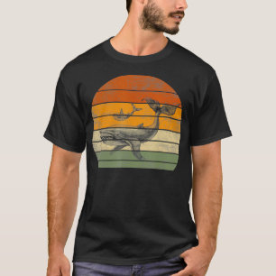 Whale Gifts For Women Men Funny Whale Print Graphi T-Shirt