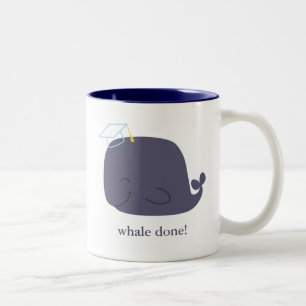 Whale Graduation Mug