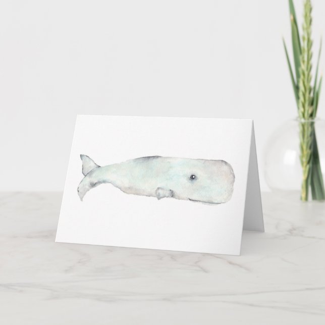 Whale greeting card (Front)