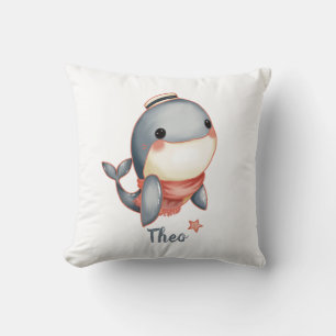 Whale Hello There! Cushion