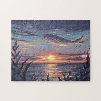 Whale in clouds jigsaw puzzle