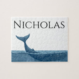 Whale in ocean   jigsaw puzzle