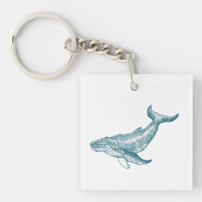 whale key ring (Front)
