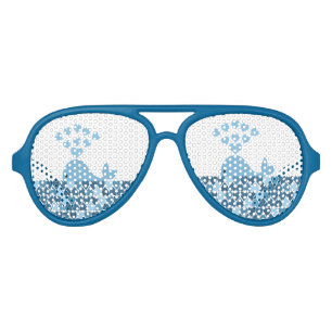 Whale love aviator sunglasses