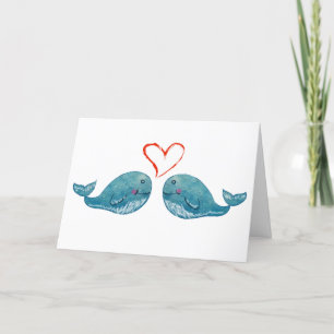 Whale Love Holiday Card